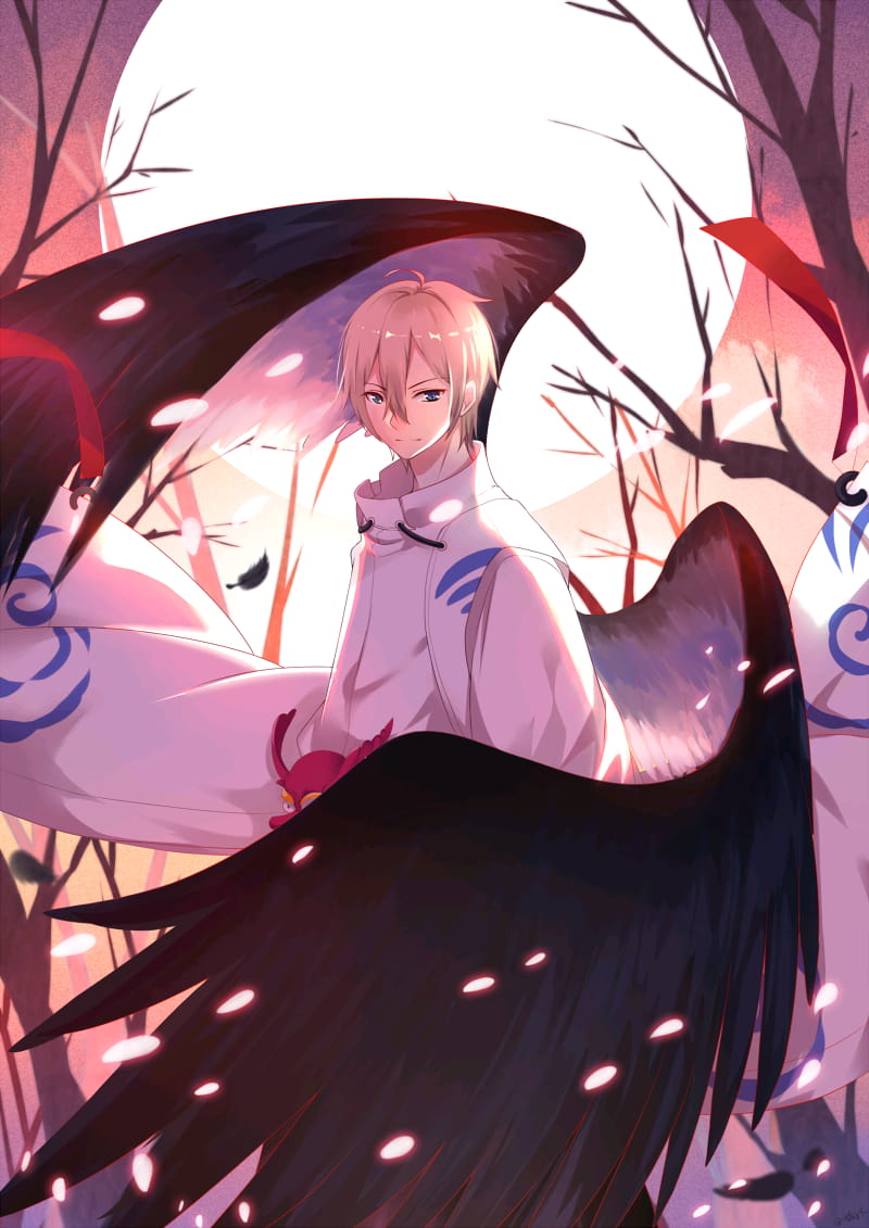 大触觉醒 阴阳师同人手机壁纸插画(1)