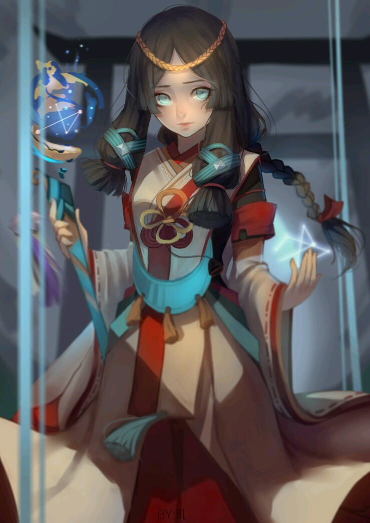 大触觉醒 阴阳师同人手机壁纸插画(1)