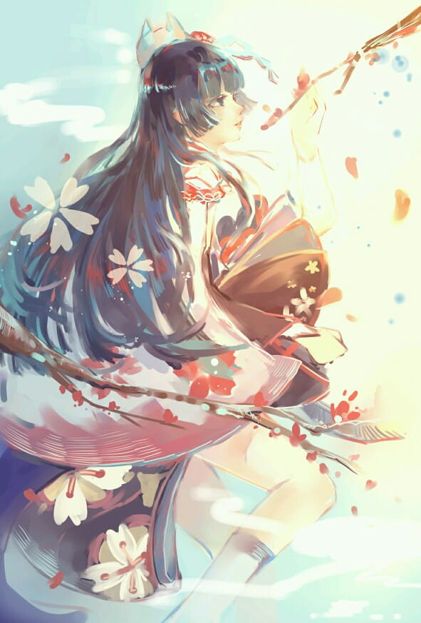 大触觉醒 阴阳师同人手机壁纸插画(1)