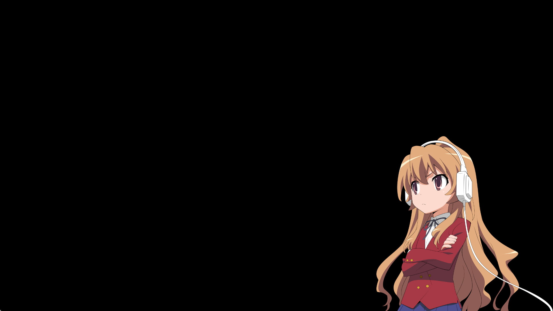 《龙与虎》傲娇萌虎逢坂大河电脑壁纸下载(1)