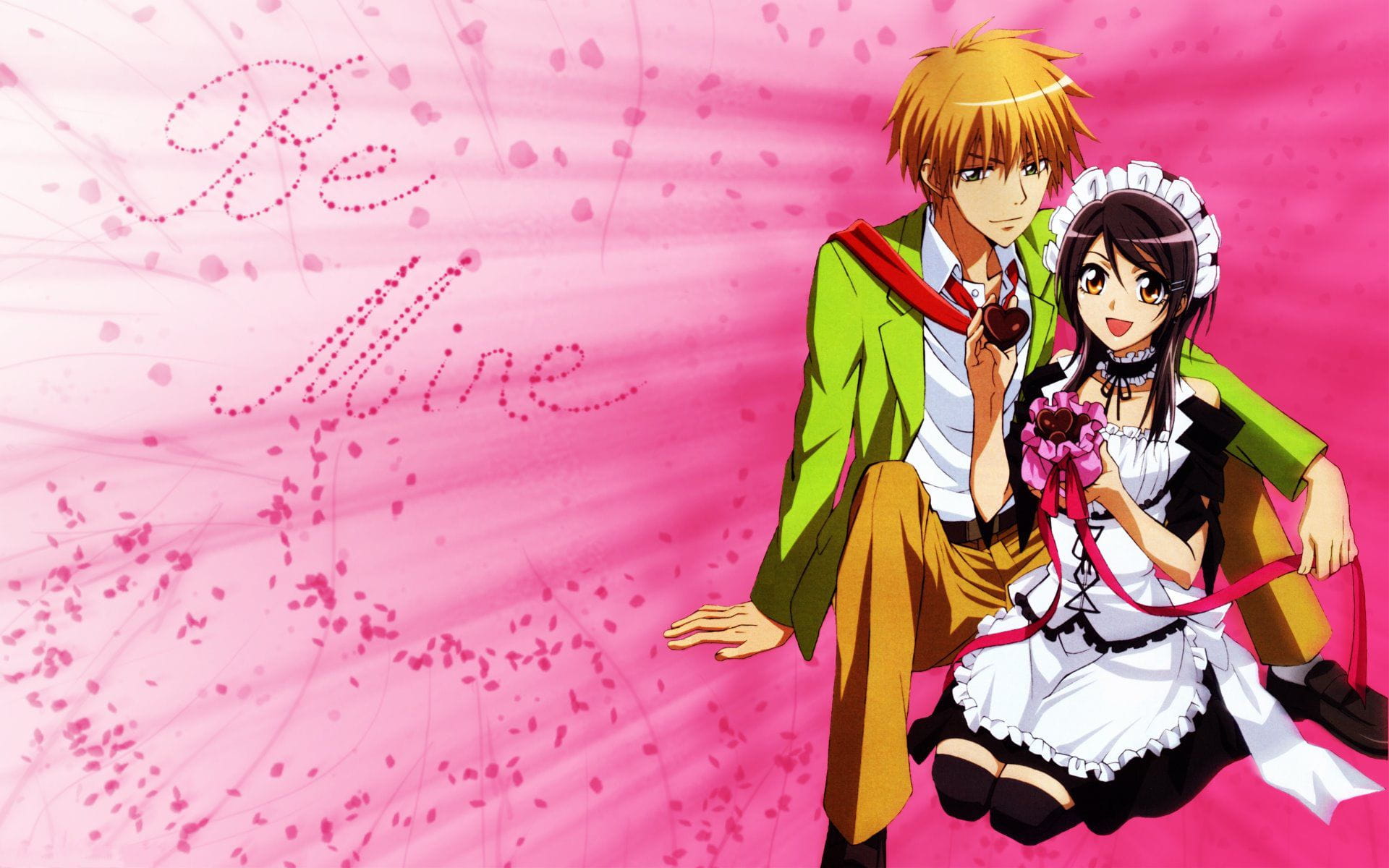 校园恋爱喜剧《会长是女仆大人》高清电脑壁纸下载(1)