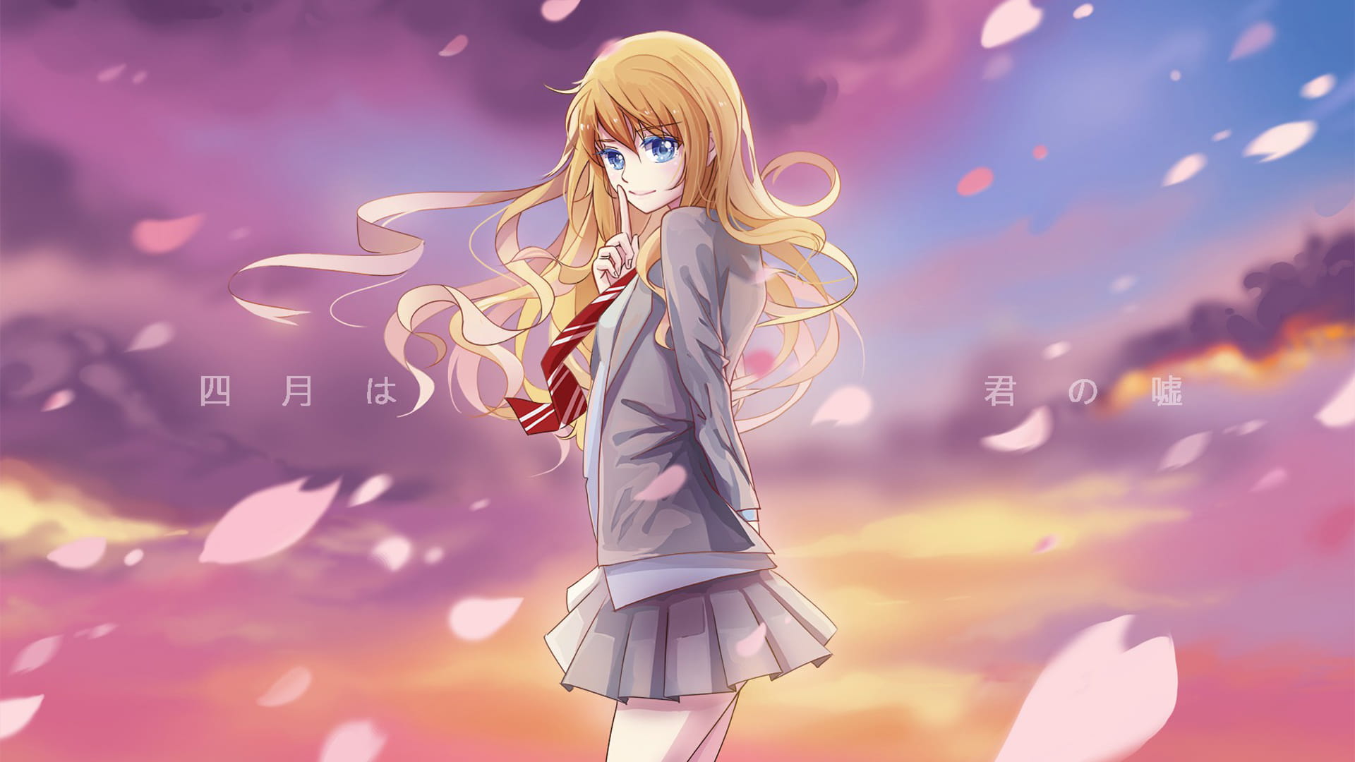 青春励志物语《四月是你的谎言》电脑壁纸下载（一）(1)