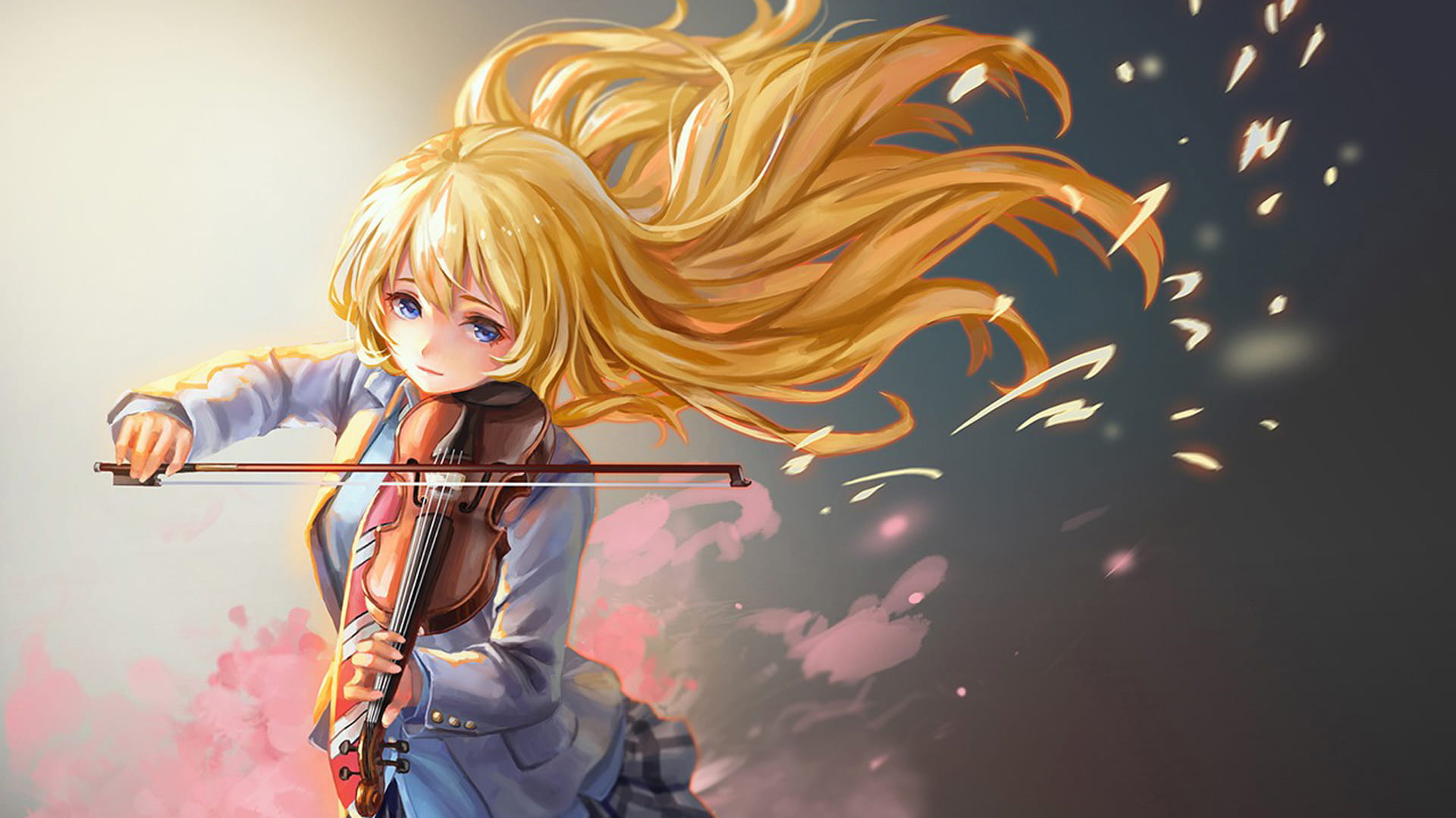 青春励志物语《四月是你的谎言》电脑壁纸下载（二）(1)