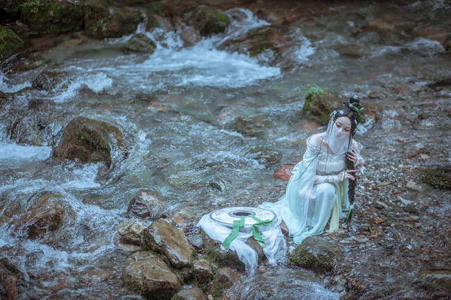 听分外观 古风cosplay图集(1)