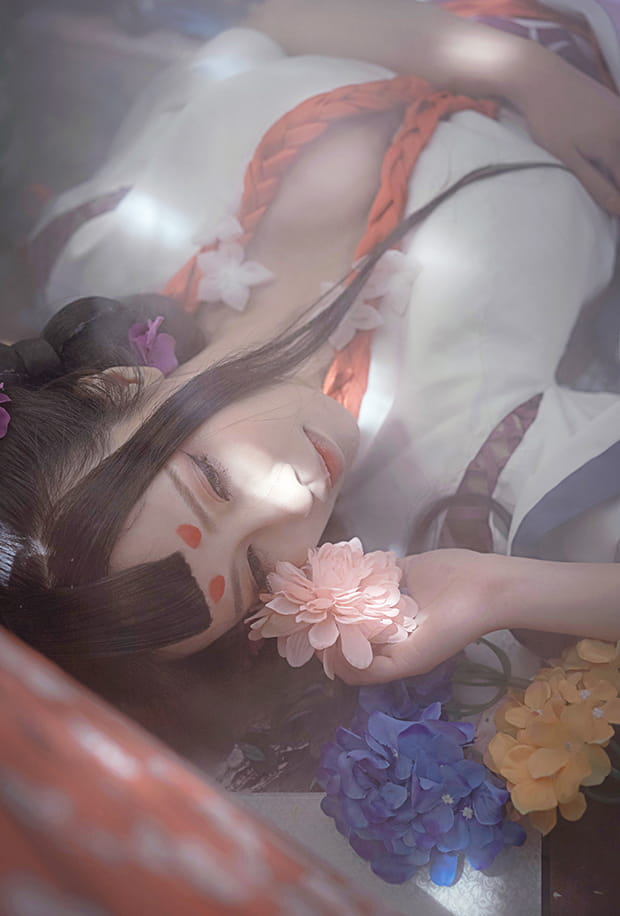 阴阳师手游 ssr式神 花鸟卷 cosplay(1)
