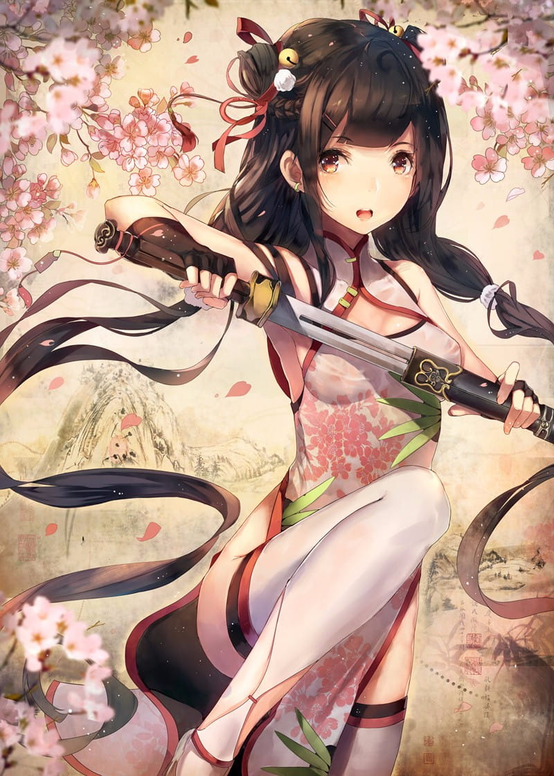 国风之美 旗袍少女手机壁纸精选(1)