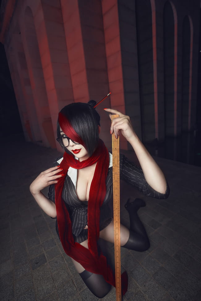 英雄联盟 无双剑姬菲奥娜女校长cosplay