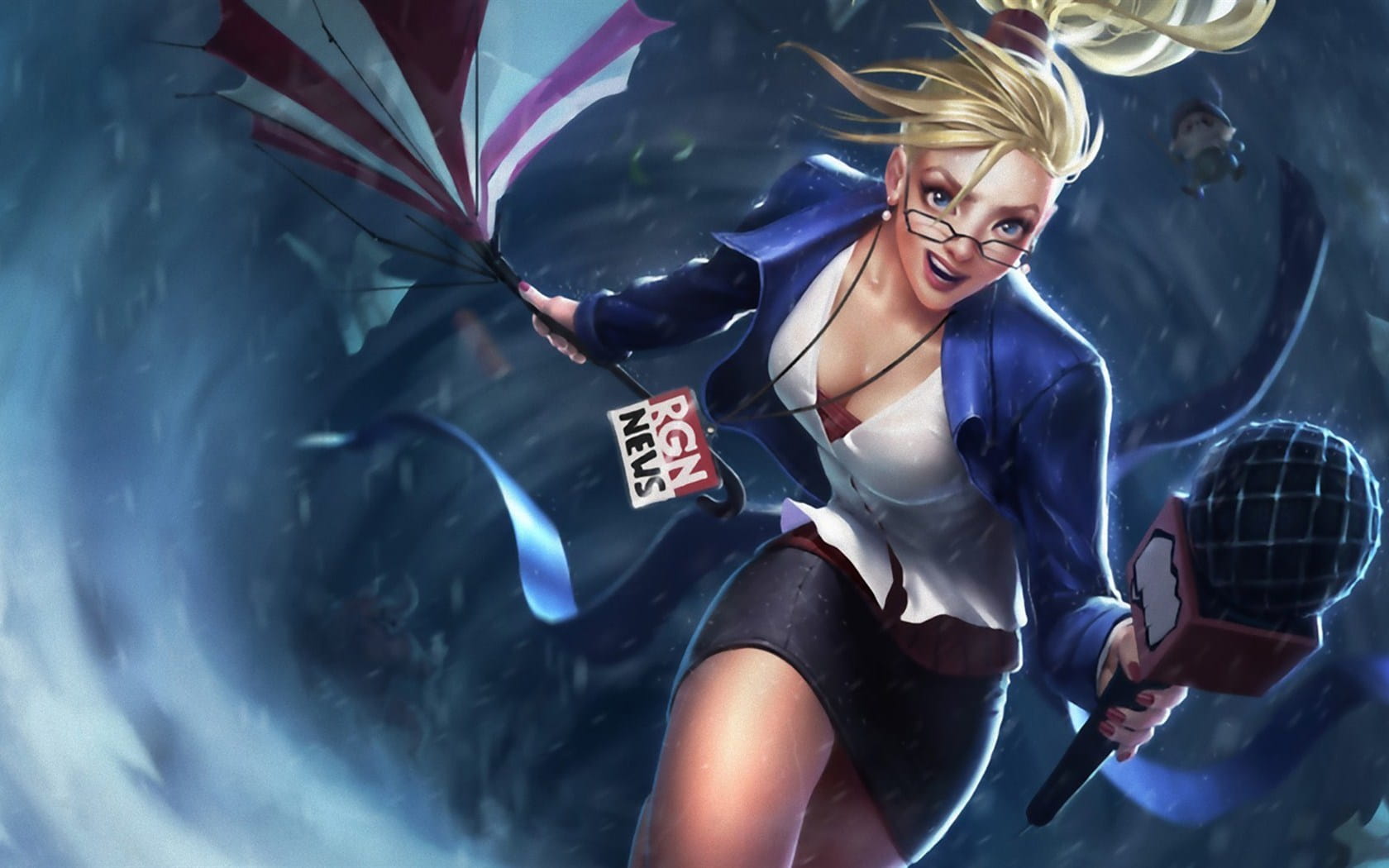 LOL风女 风暴之怒迦娜高清电脑壁纸(1)