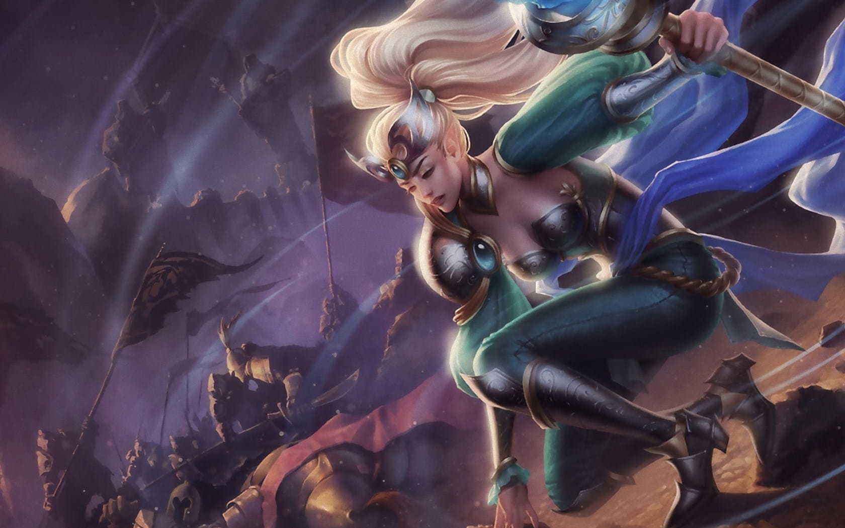 LOL风女 风暴之怒迦娜高清电脑壁纸(1)