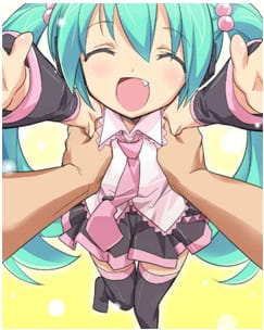 初音未来 鬼马呆萌qq表情包【51p】