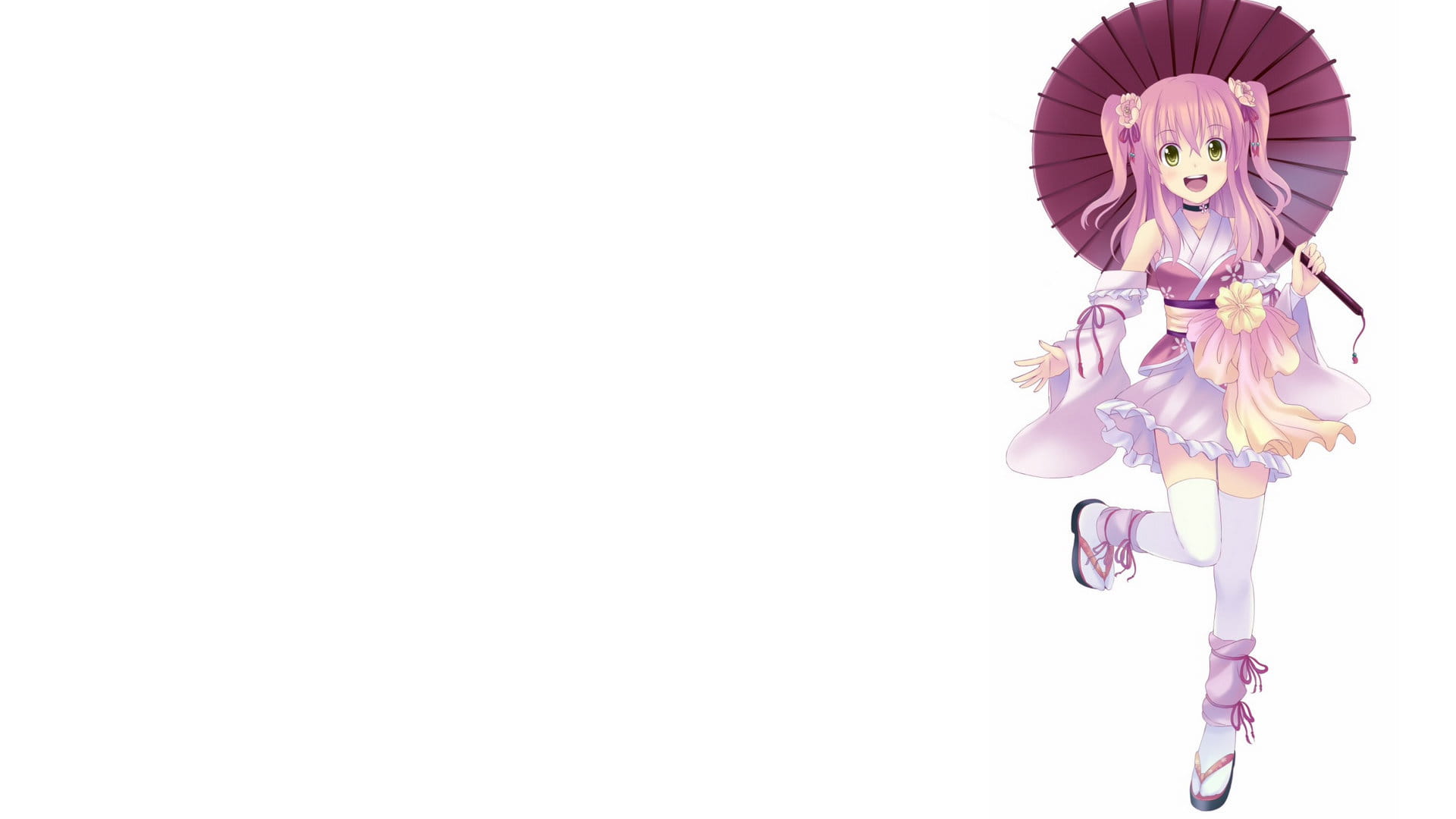 华丽日式 和服少女壁纸图集(1)