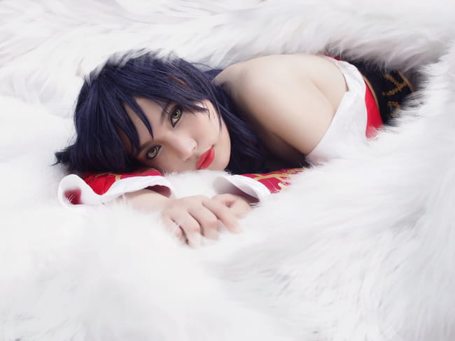 英雄联盟 九尾妖狐 cosplay(1)
