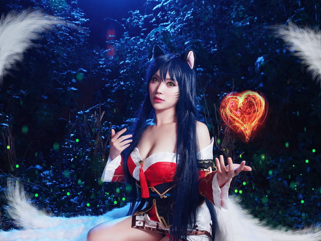 英雄联盟 九尾妖狐 cosplay(1)