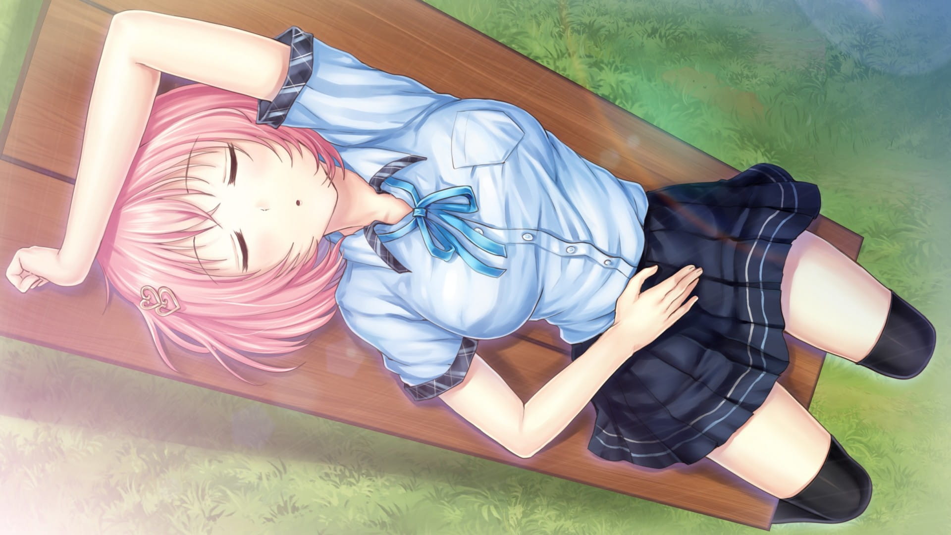 日本画师kazuharu kina少女JK画集电脑壁纸(1)