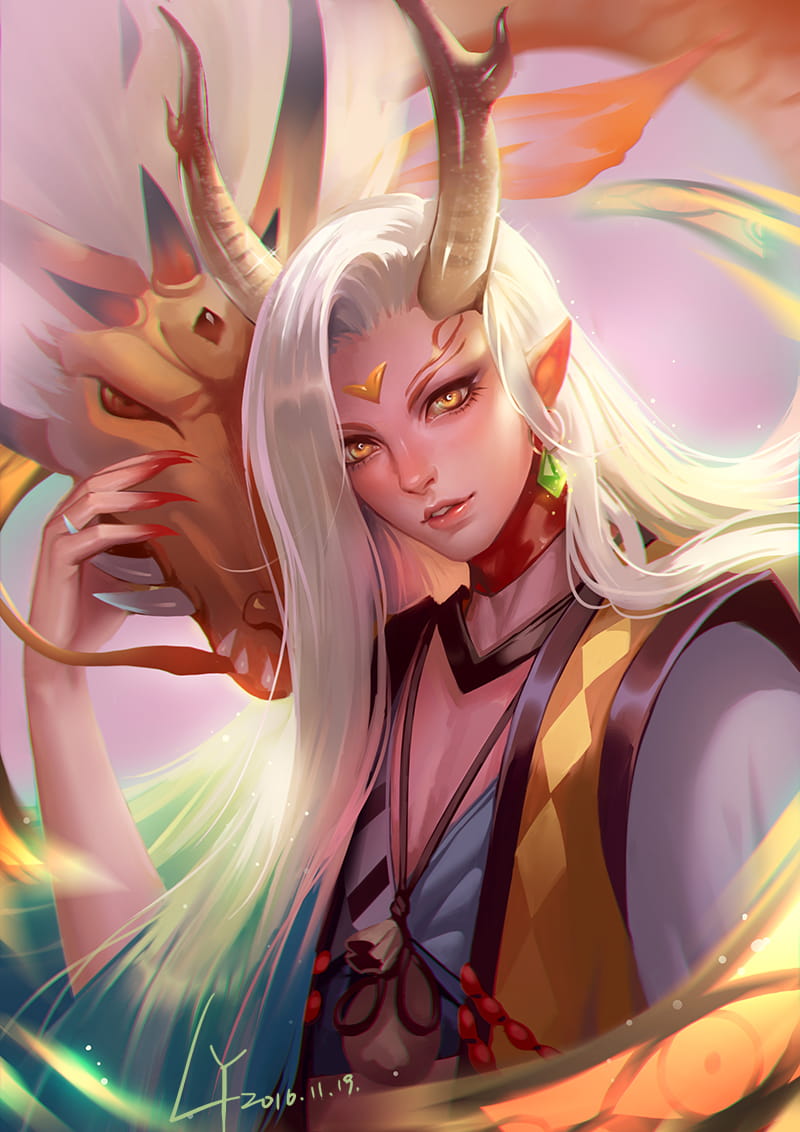 阴阳师式神云集 同人插画手机壁纸(1)