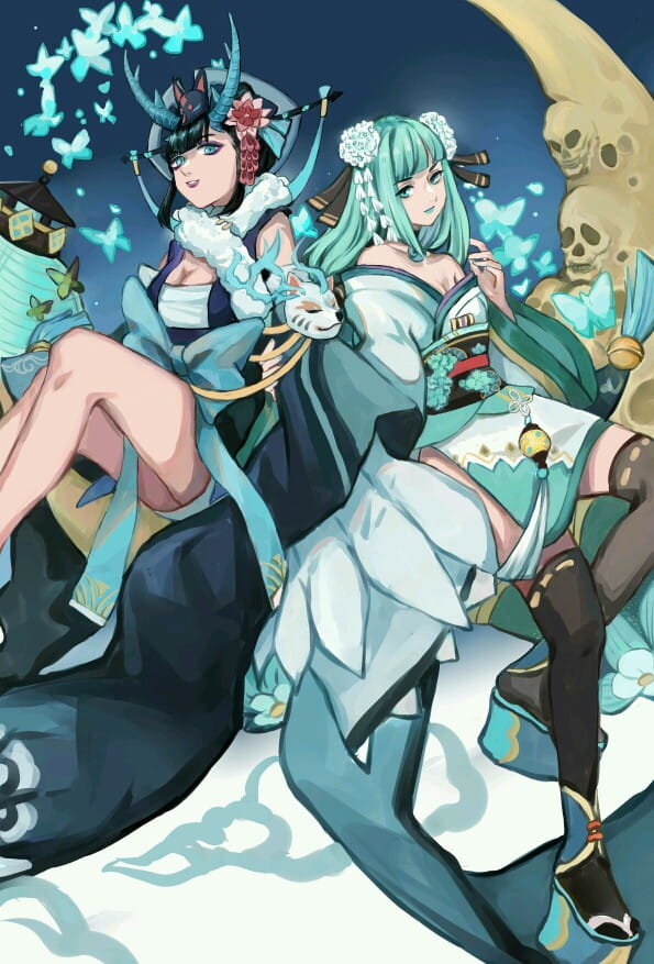 阴阳师式神云集 同人插画手机壁纸(1)