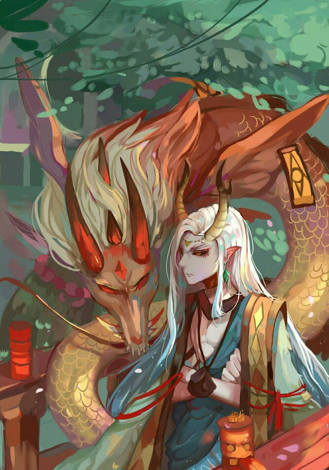 阴阳师式神云集 同人插画手机壁纸(1)