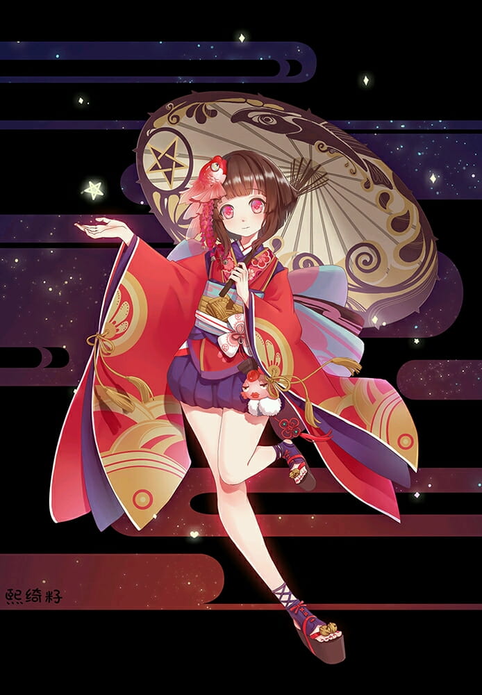 阴阳师式神云集 同人插画手机壁纸(1)