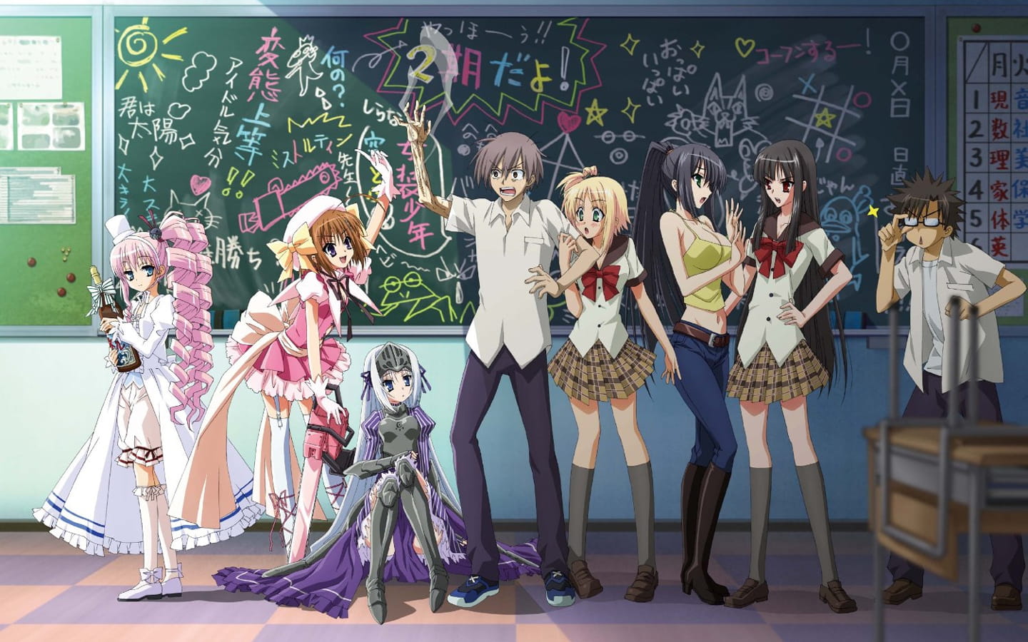 可爱的魔装少女 这是僵尸吗？电脑壁纸下载(1)