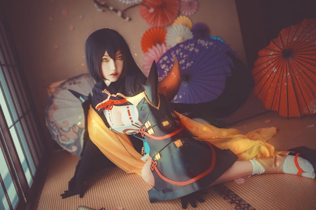 网易手游阴阳师 妖刀姬 超还原cosplay(1)