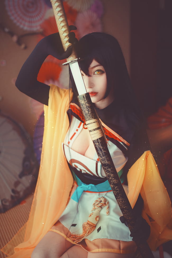 网易手游阴阳师 妖刀姬 超还原cosplay(1)