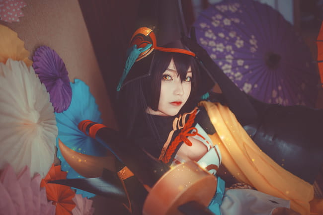 网易手游阴阳师 妖刀姬 超还原cosplay(1)