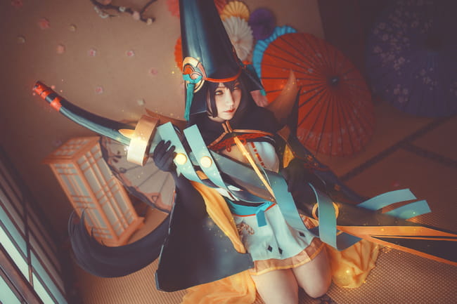 网易手游阴阳师 妖刀姬 超还原cosplay(1)
