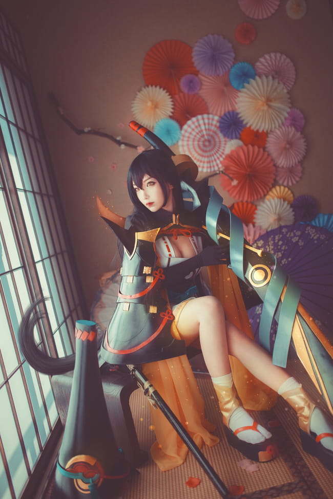 网易手游阴阳师 妖刀姬 超还原cosplay(1)