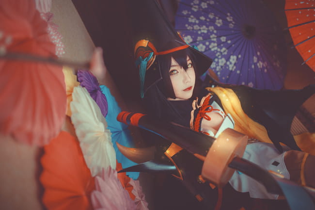 网易手游阴阳师 妖刀姬 超还原cosplay(1)