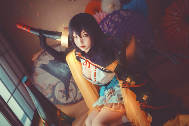 网易手游阴阳师 妖刀姬 超还原cosplay(1)