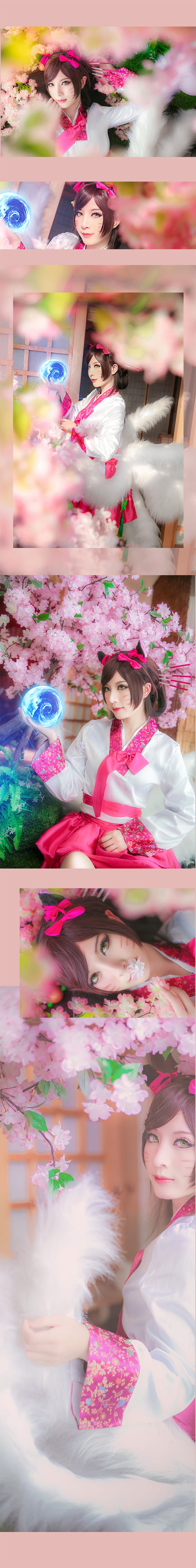 英雄联盟 高丽风情 阿狸 魅惑cosplay(1)