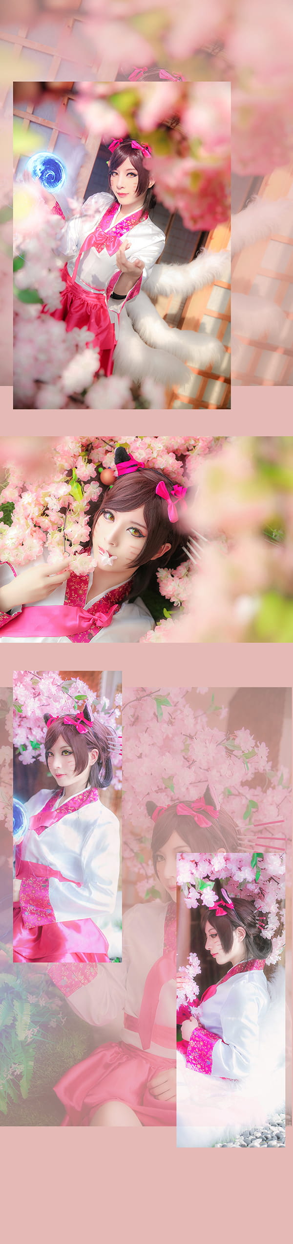 英雄联盟 高丽风情 阿狸 魅惑cosplay(1)