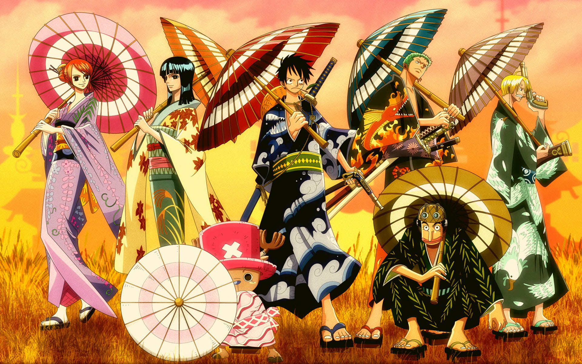 草帽海贼团 海贼王精选图集电脑壁纸下载(1)