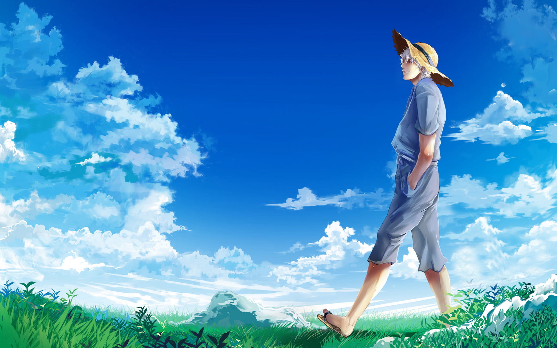 银魂 坂田银时 动漫电脑壁纸第一辑下载(1)