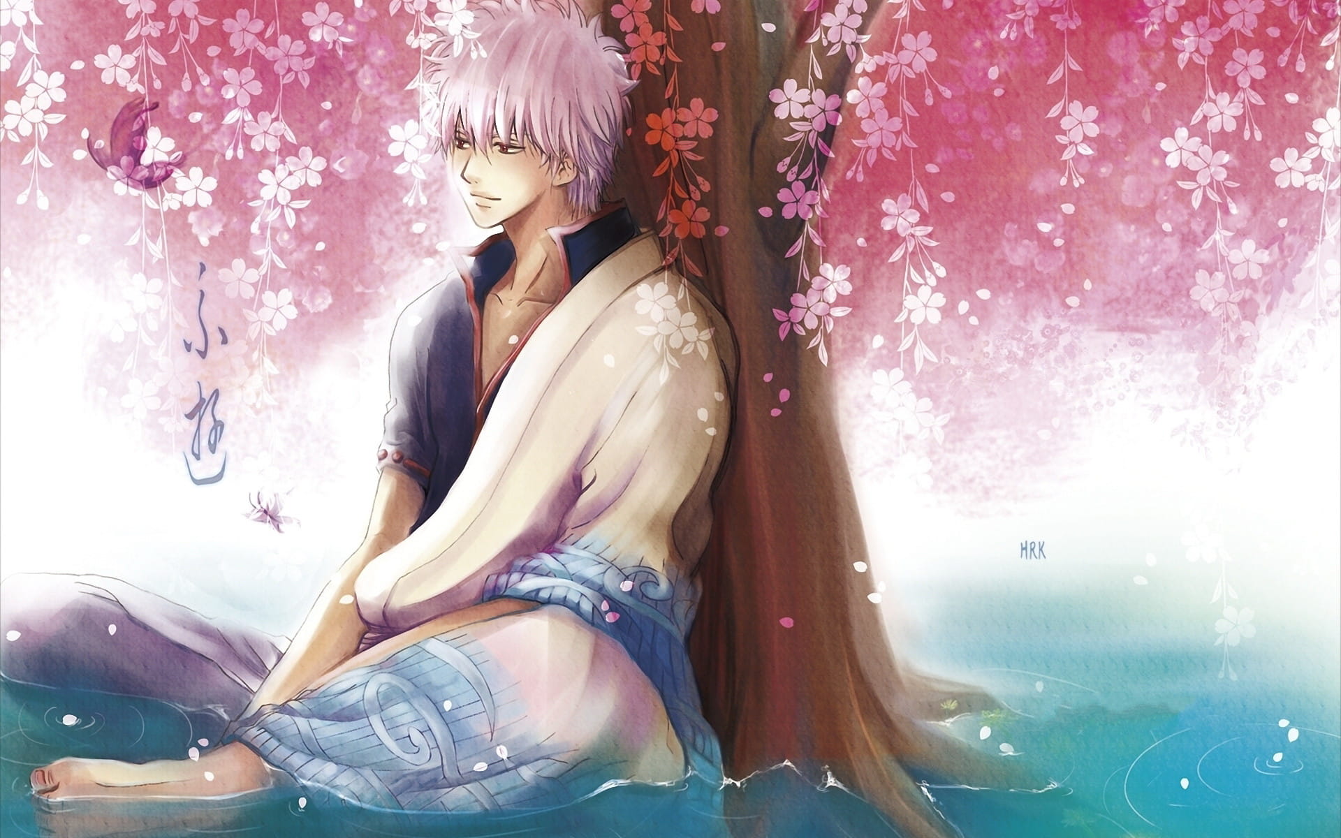 银魂 坂田银时 动漫电脑壁纸第一辑下载(1)