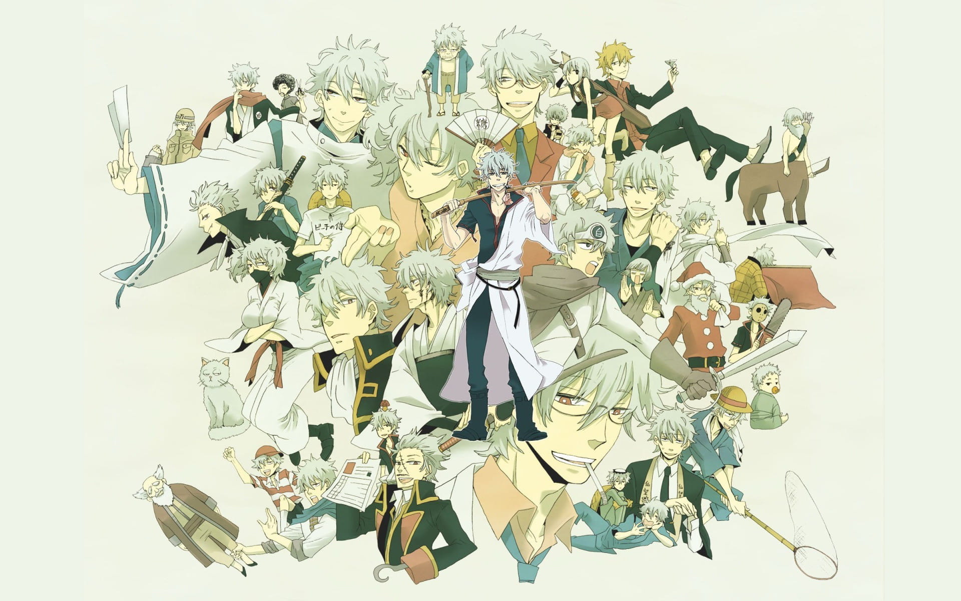 银魂 坂田银时 动漫电脑壁纸第一辑下载(1)