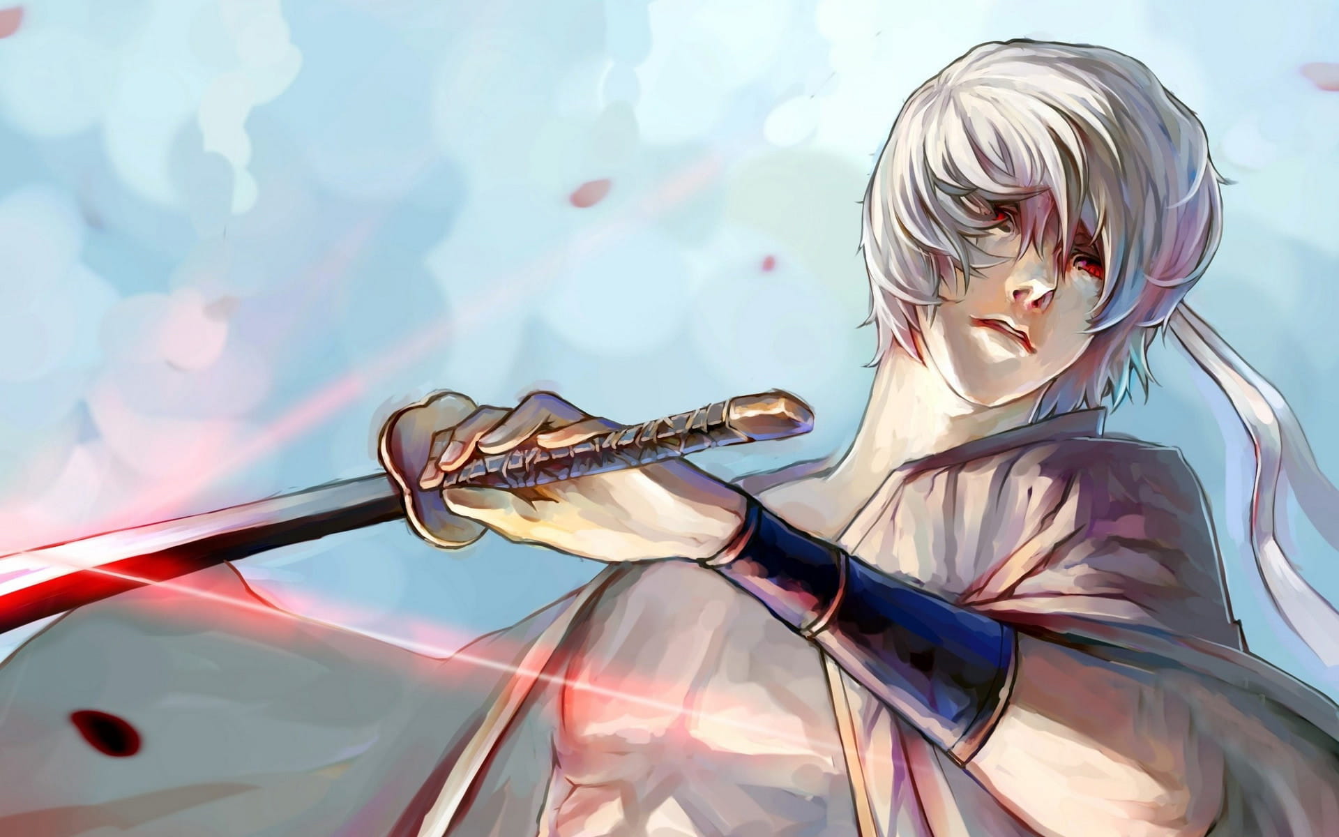 银魂 坂田银时 动漫电脑壁纸第二辑下载(1)