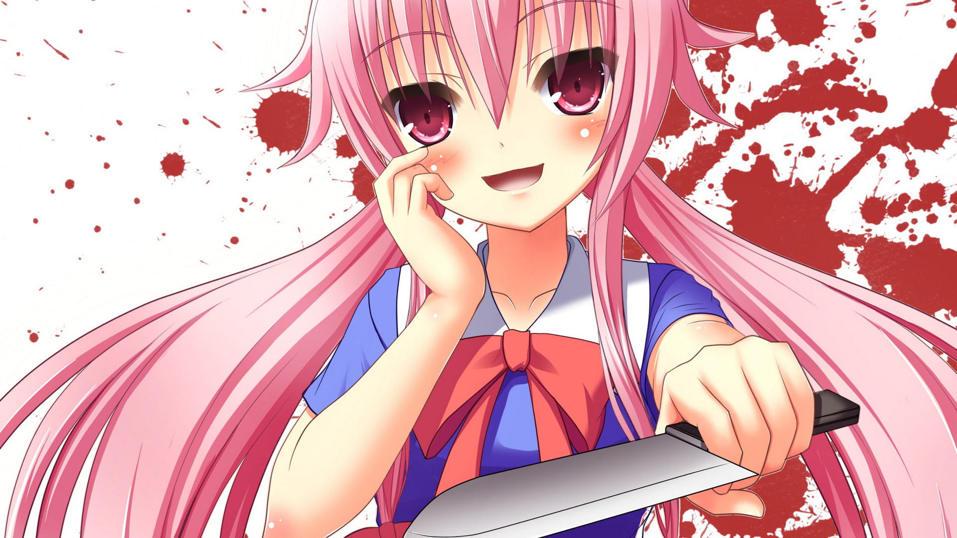 病娇女王我妻由乃 动漫电脑壁纸下载(1)