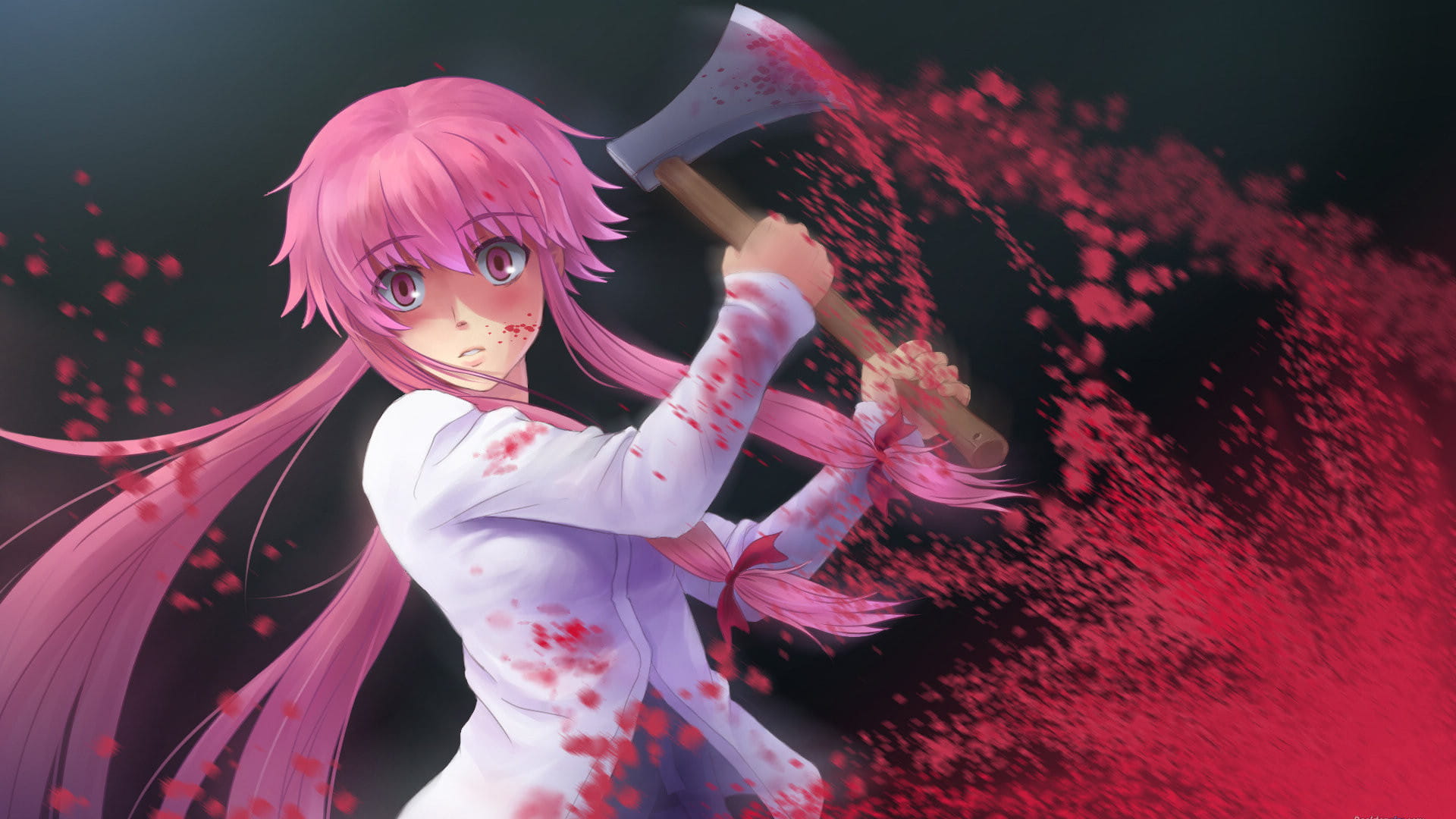 病娇女王我妻由乃 动漫电脑壁纸下载(1)