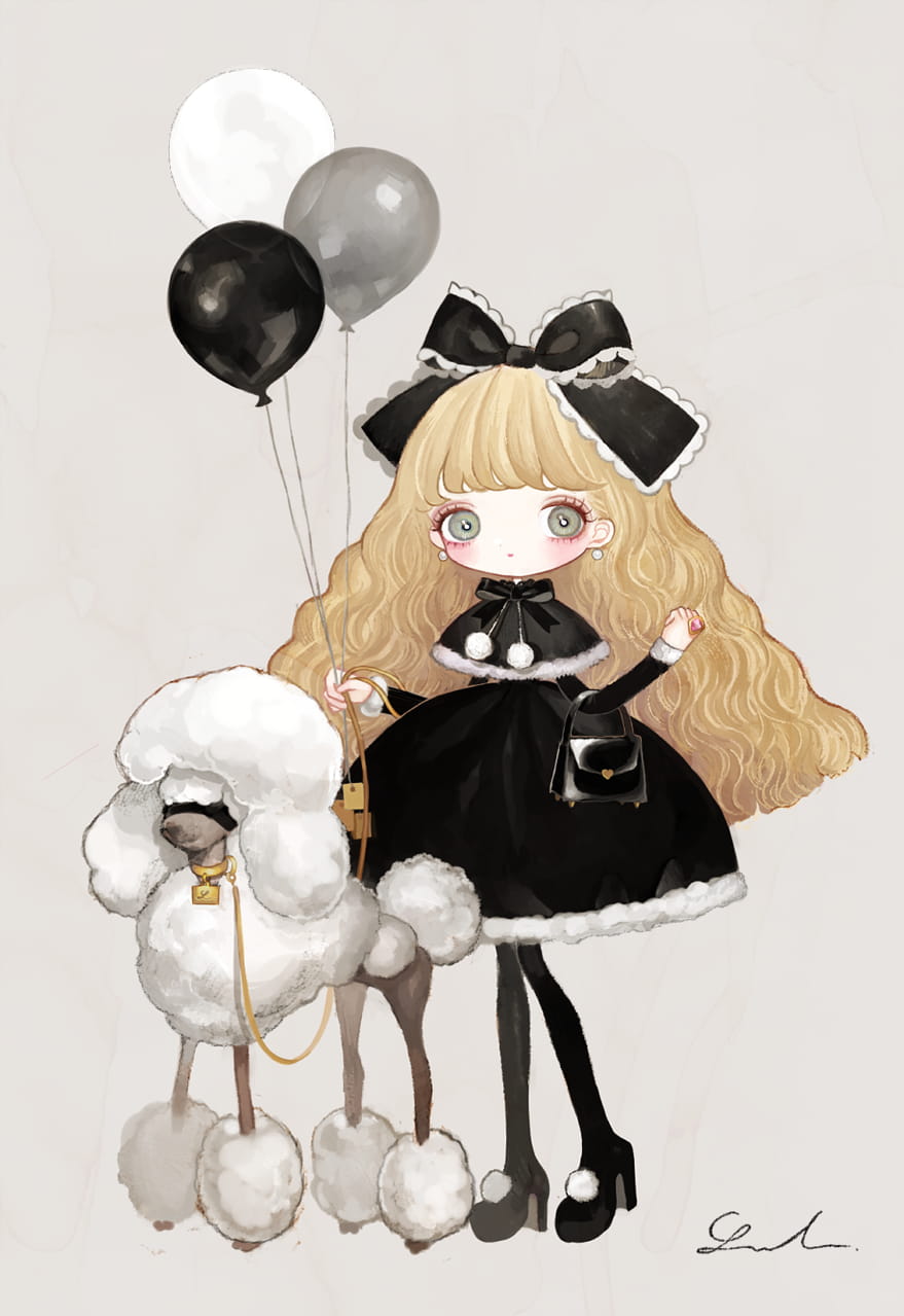 萌化你的心 超可爱大眼你萌娃手机壁纸(1)