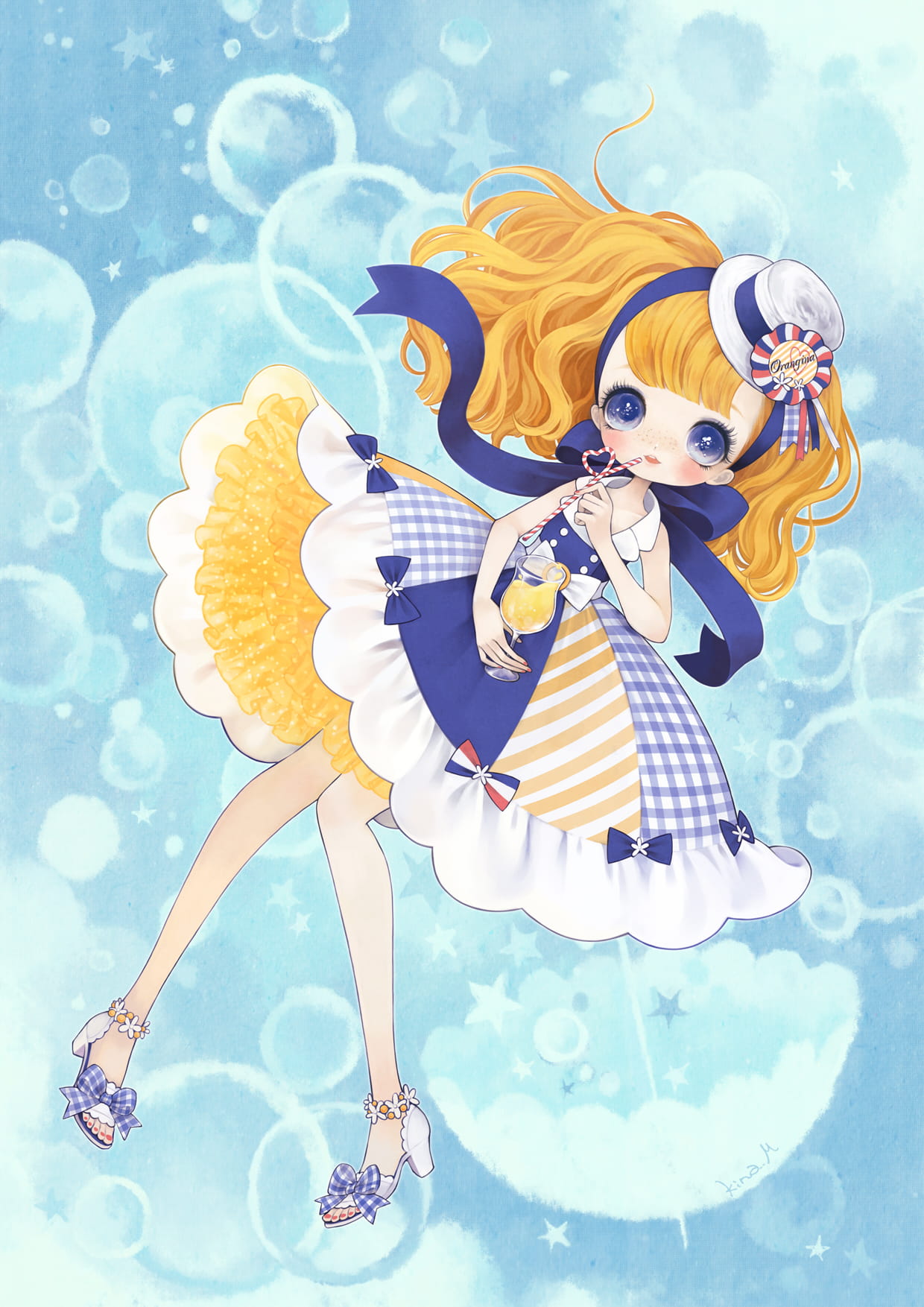 萝莉时间到 萌萝莉插画手机壁纸(1)