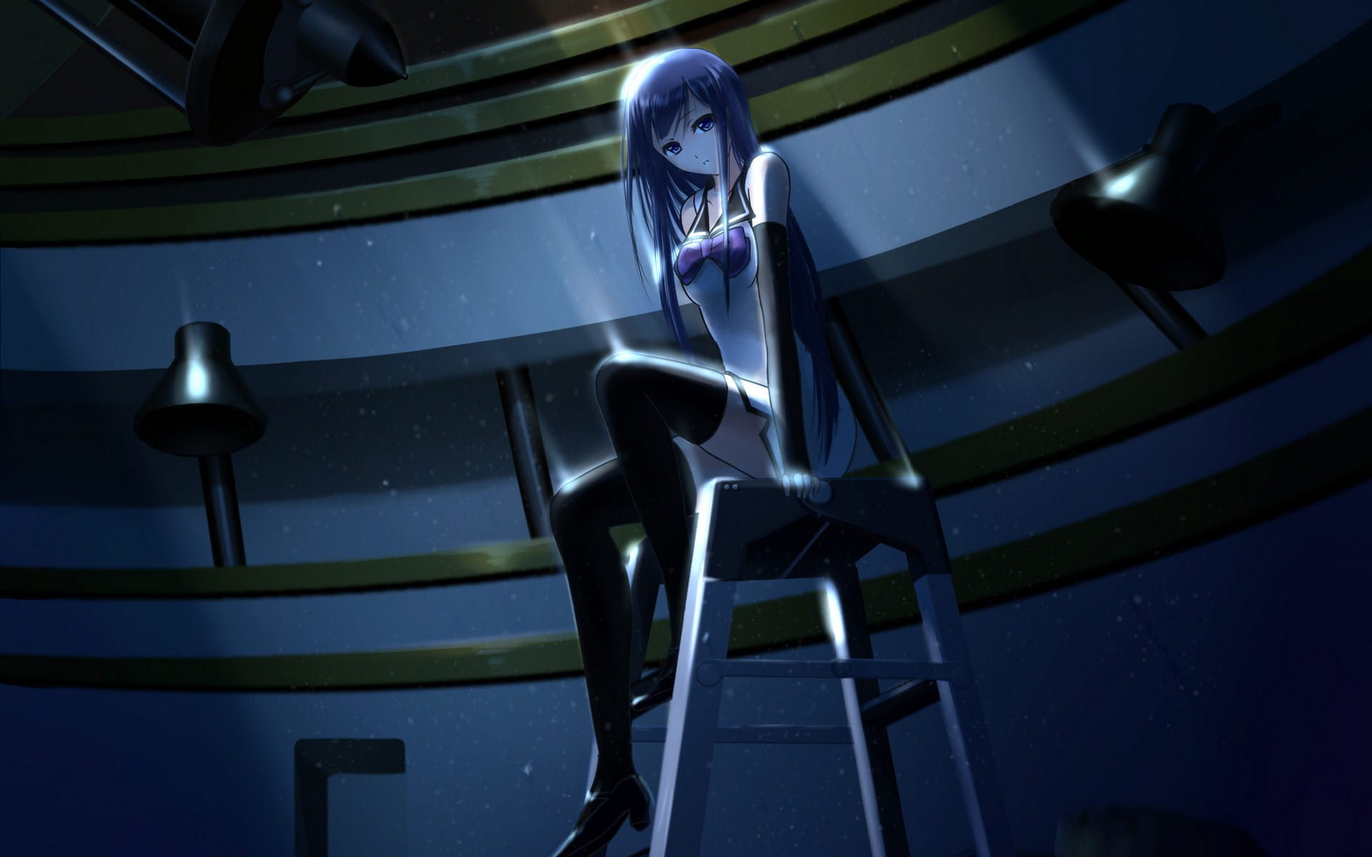 最受欢迎女主 黑长直黑羽宁子电脑壁纸(1)