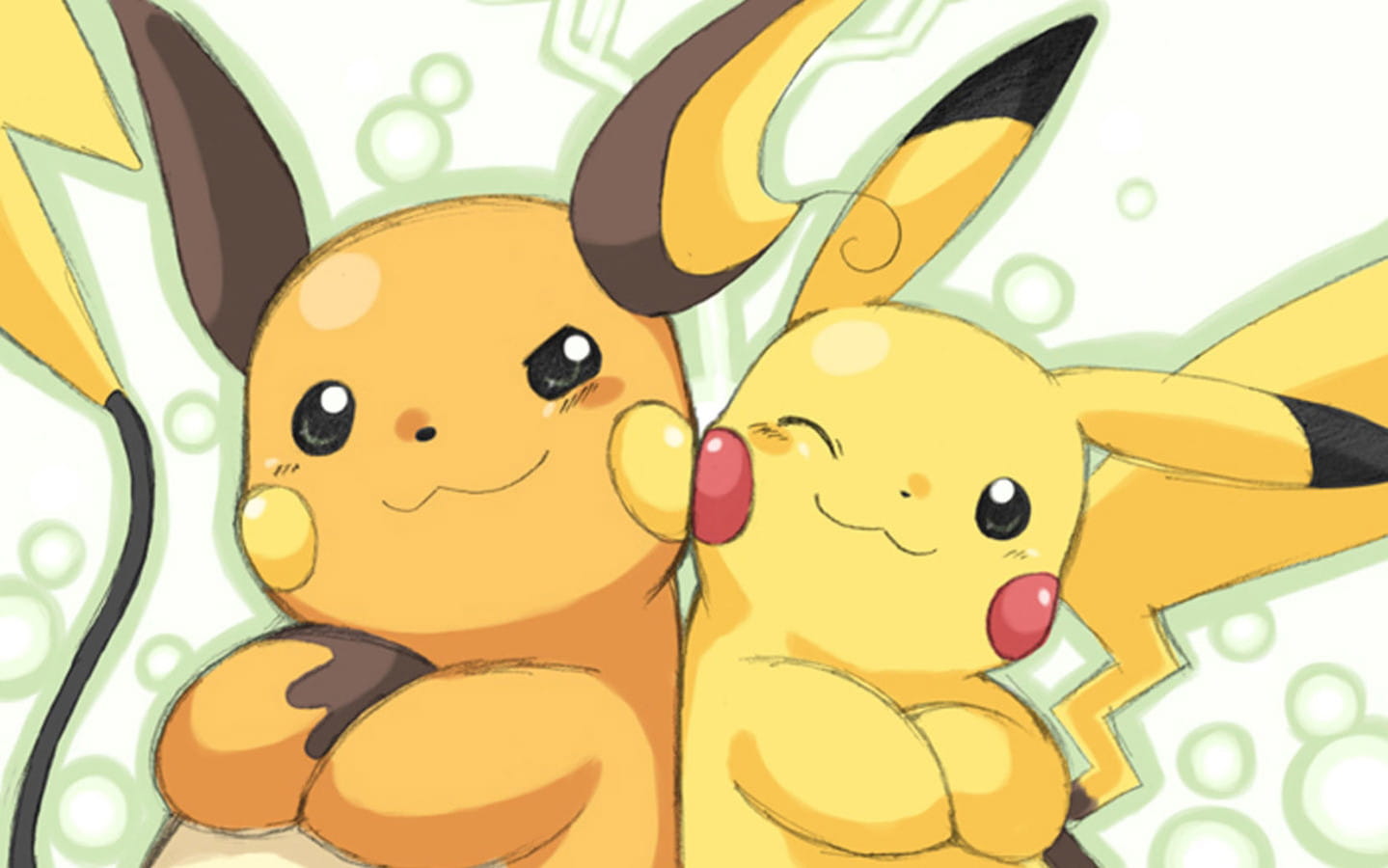 精灵宝可梦 萌萌的皮卡丘电脑壁纸下载(1)