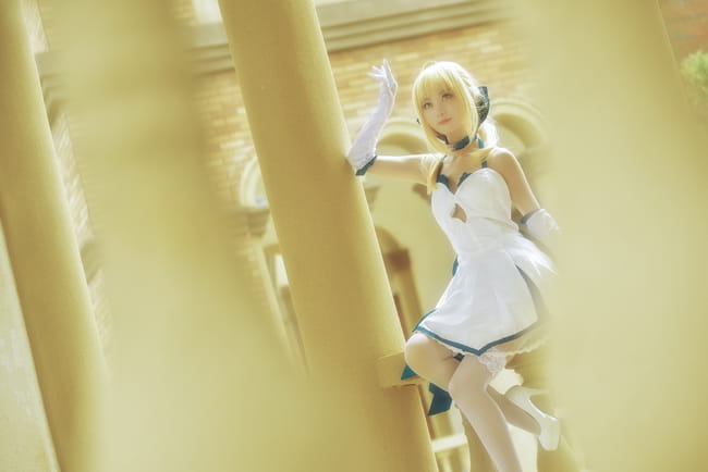 fate/stay Night Saber cosplay(1)