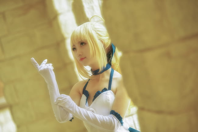 fate/stay Night Saber cosplay(1)