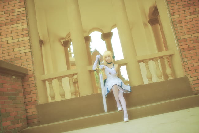 fate/stay Night Saber cosplay(1)