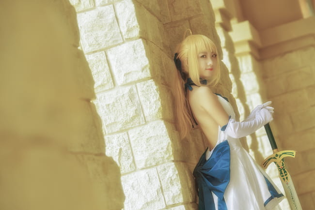 fate/stay Night Saber cosplay(1)