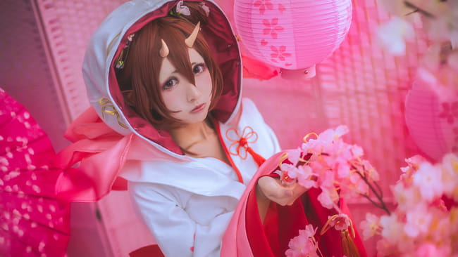痴汉桃花妖 呆萌 cosplay