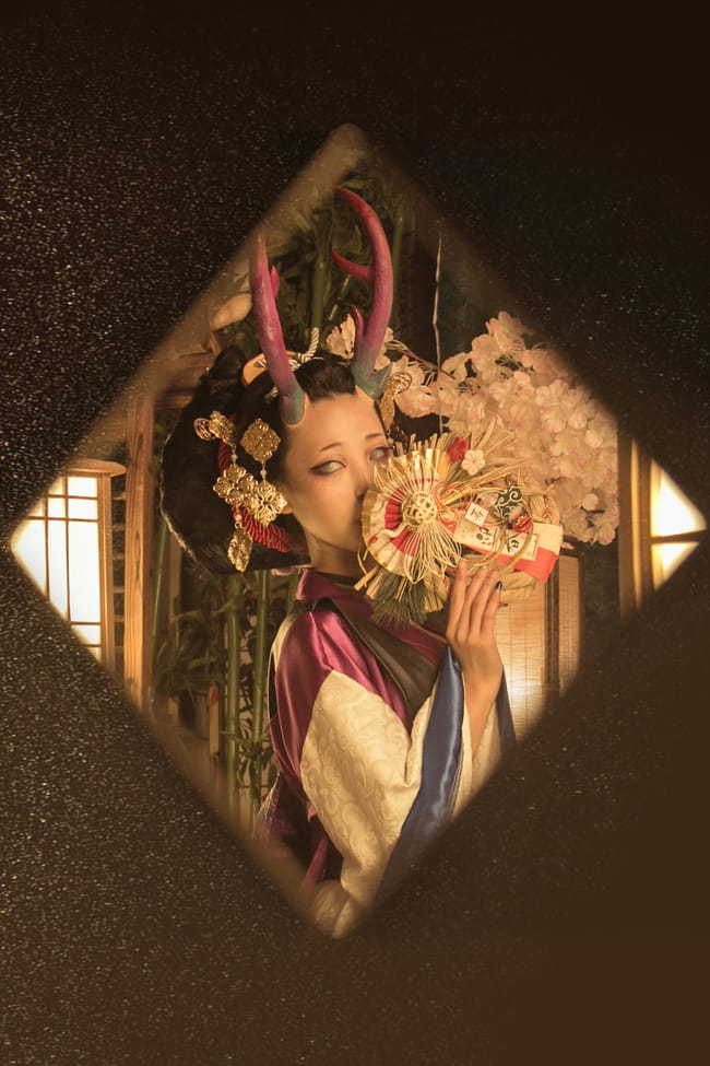 腿控福利 阴阳师阎魔 cosplay