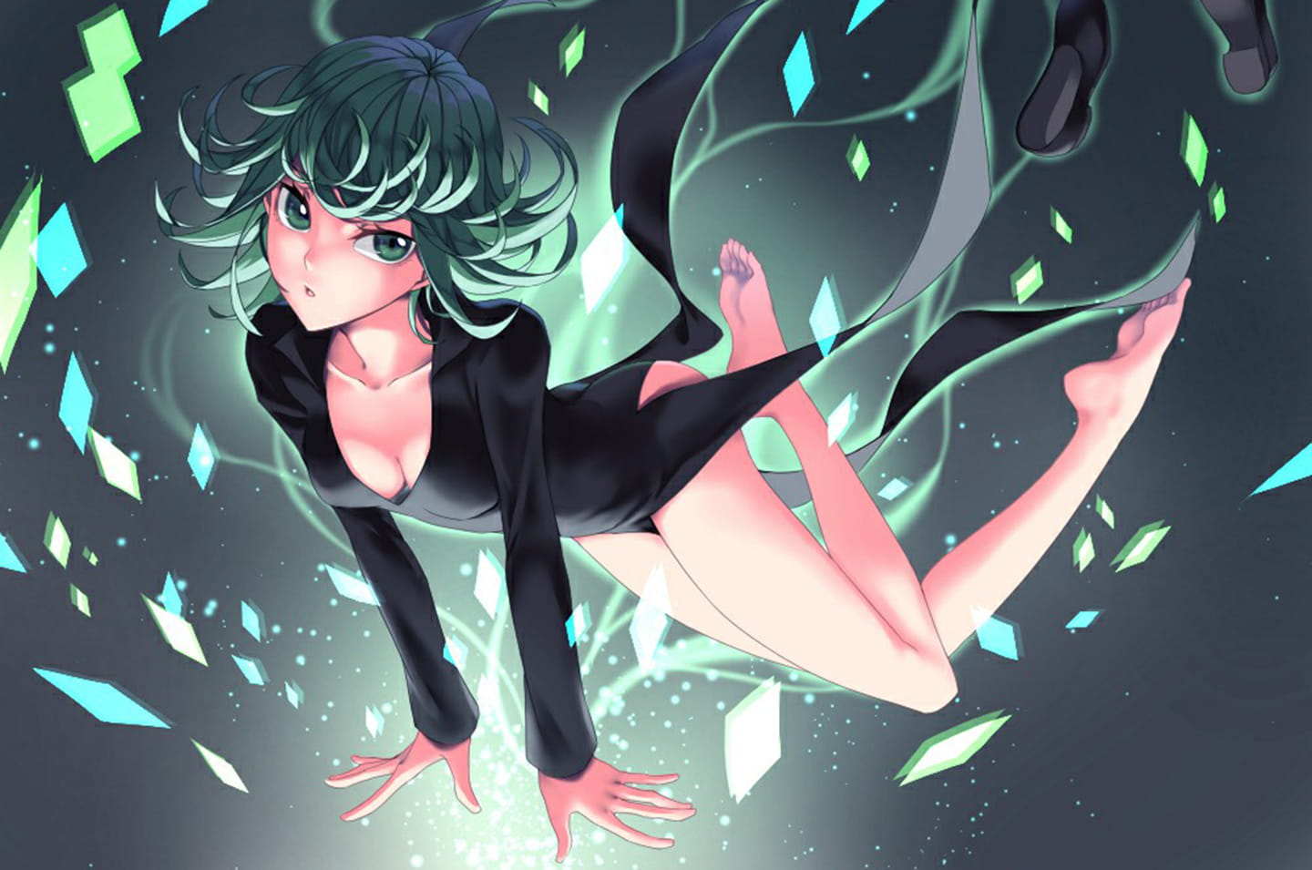 一拳女神战栗的龙卷 电脑壁纸下载(1)